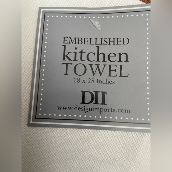 Design Imports "No Fun Without Football” 
Kitchen Towels - Set of 2 NWT Towels - Picture 3 of 4